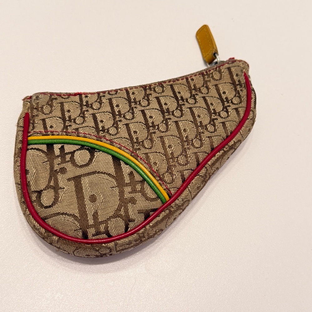 💫 Vintage Dior Galliano Rasta Coin Pouch 💫